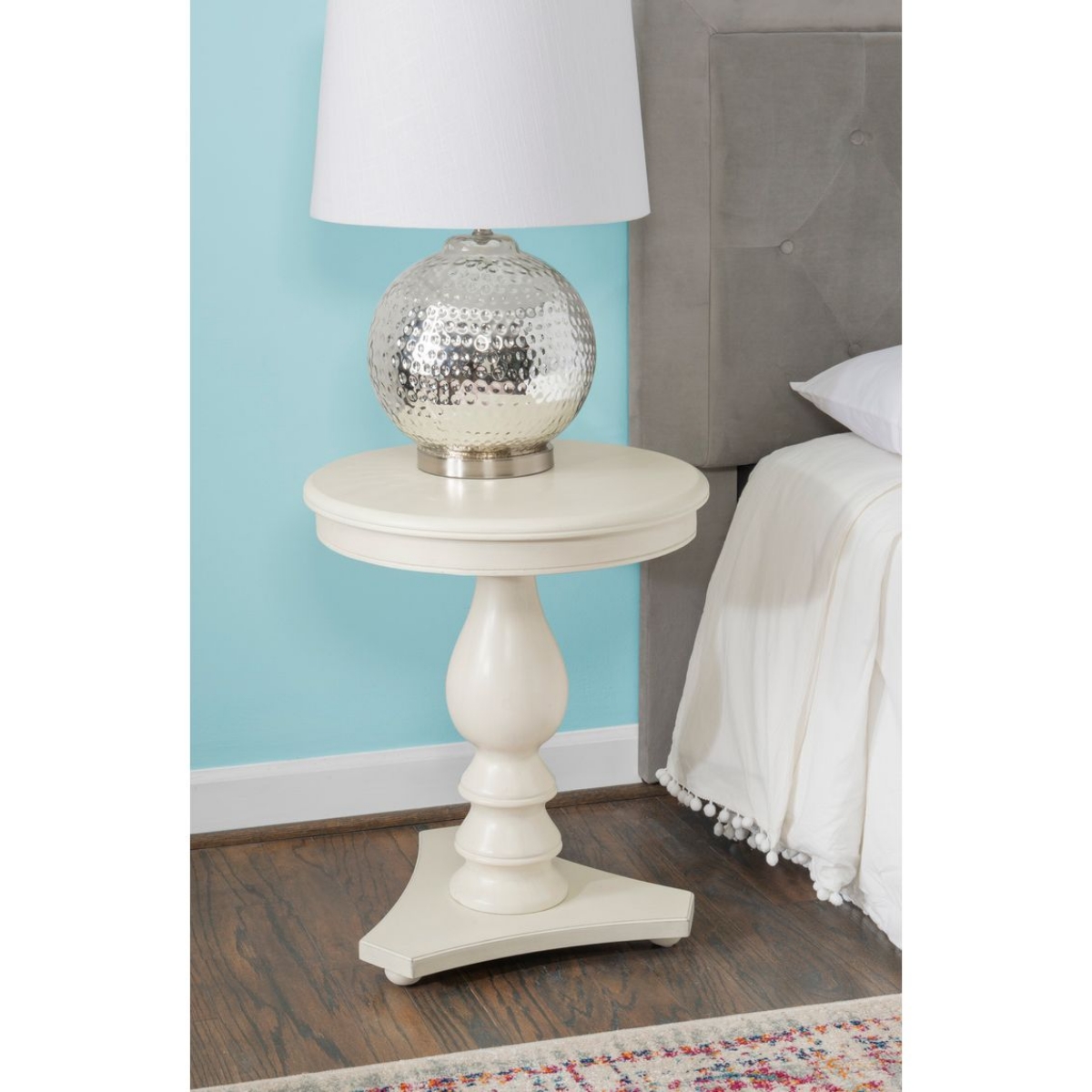 Picture of Hannon White Side Table