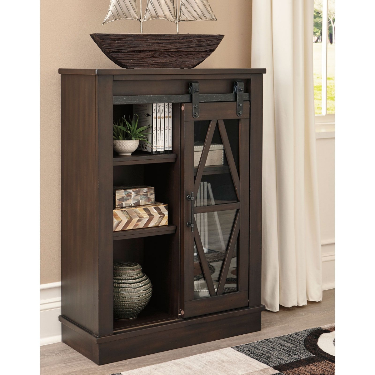 Picture of Bronfield Dark Accent Cabinet