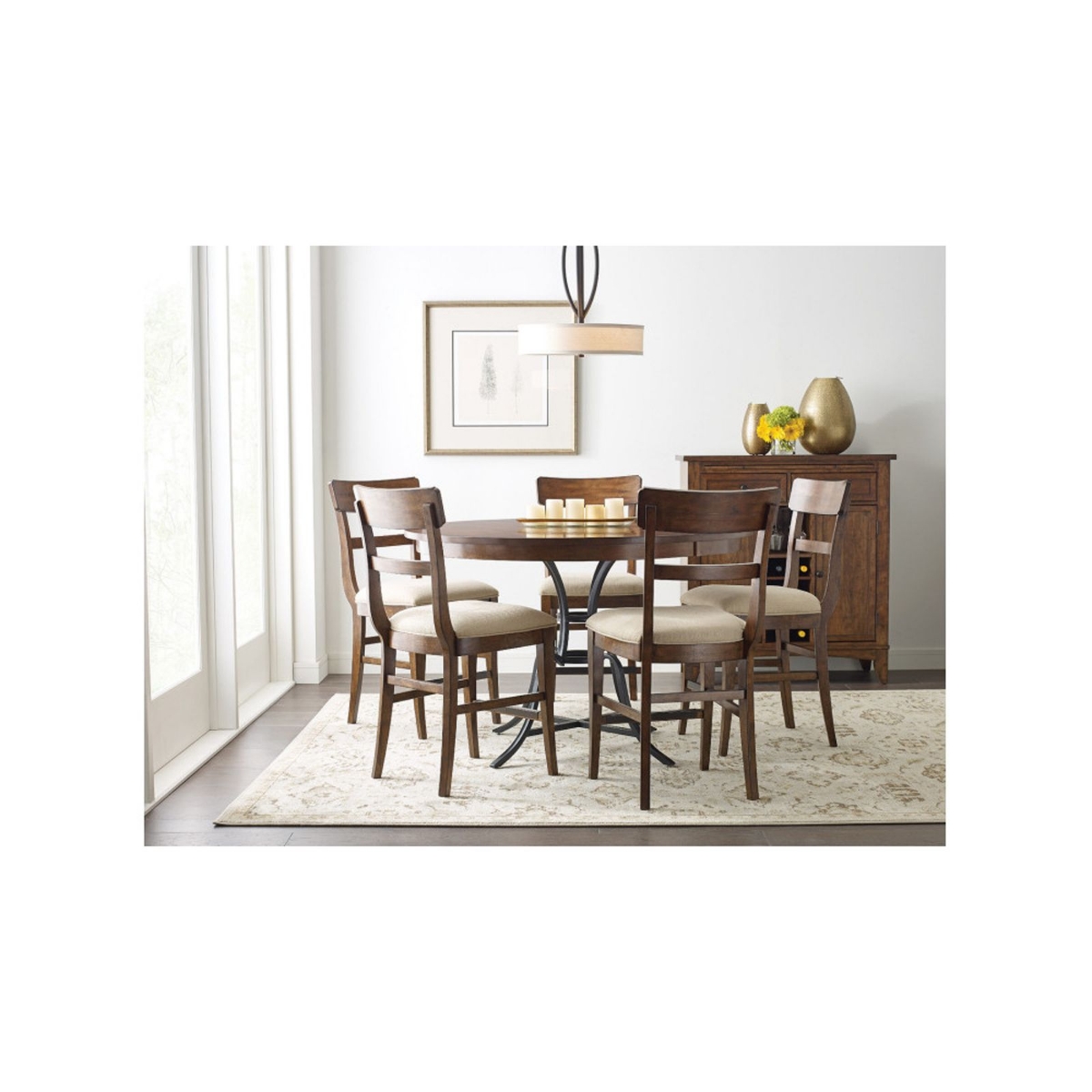 Picture of KINCAID 54" RND TABLE & 4 CHAIRS