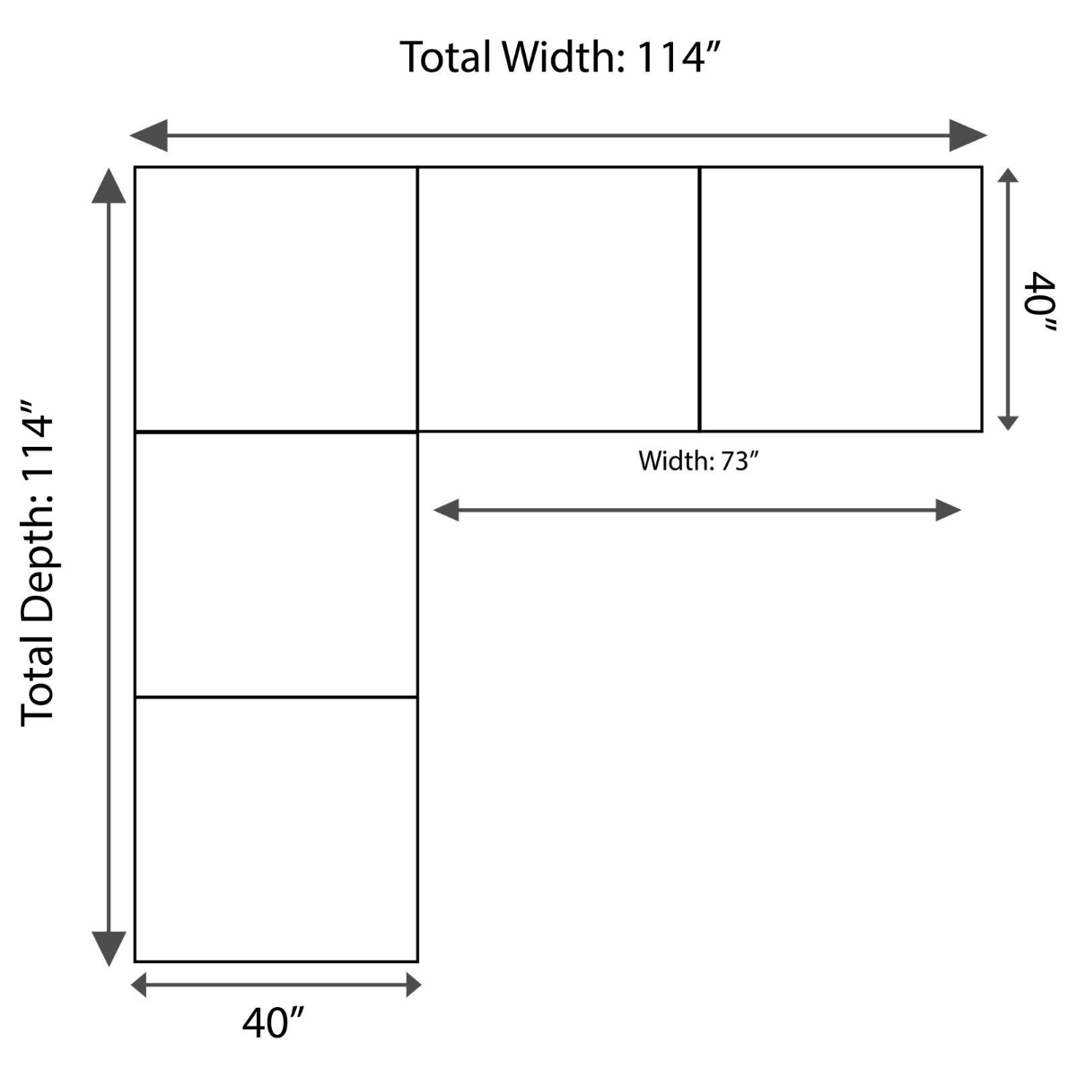 Picture of Savesto 5-Piece Sectional