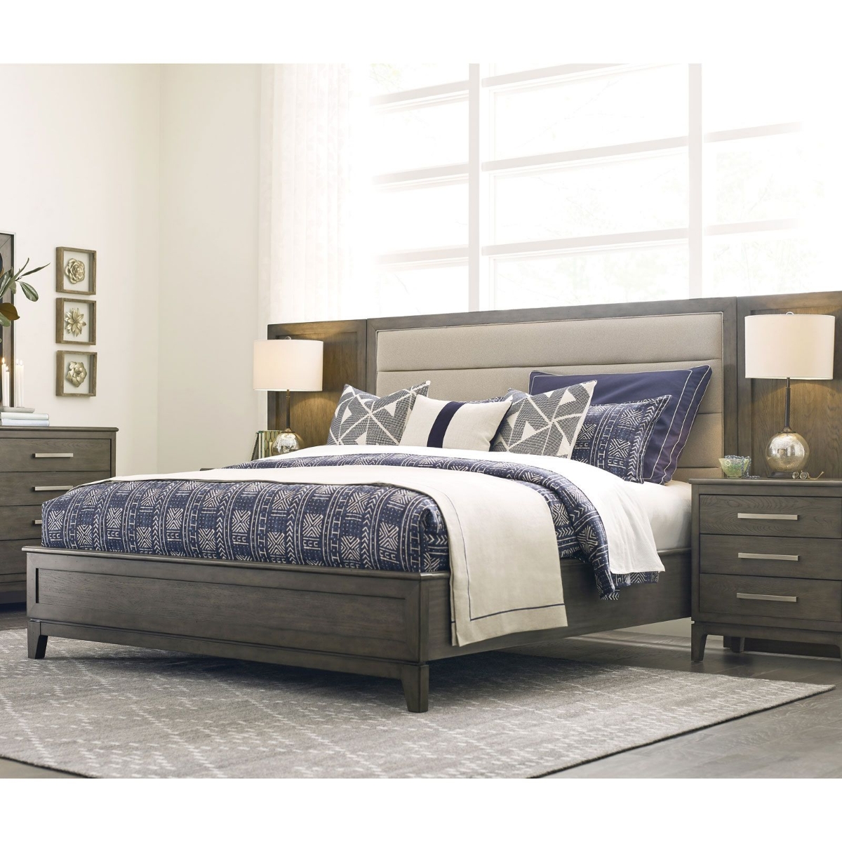 Picture of King Size Cascade Panel Bed