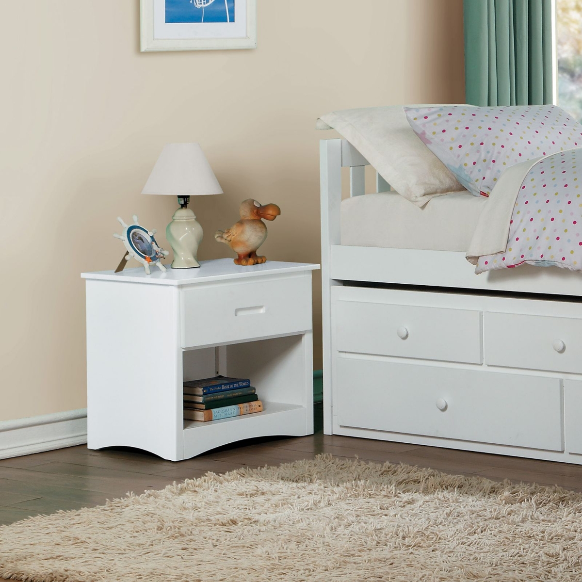 Picture of Galen White Nightstand