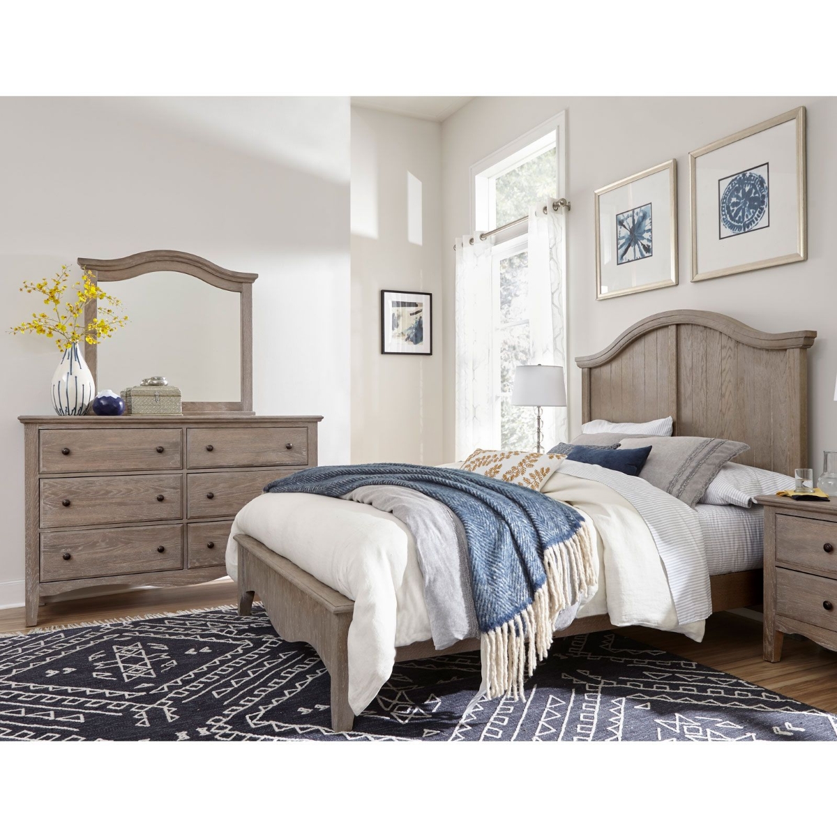 Picture of Casual Retreat Driftwood Queen 3-Piece Bedroom Group